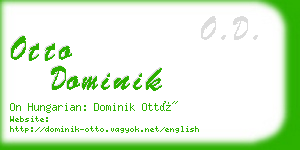 otto dominik business card